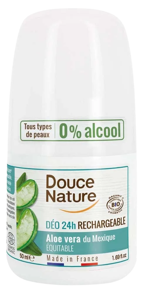 DEODORANT BILLE RECHARGEABLE ALOE VERA (50ML) DOUCE NATURE 
