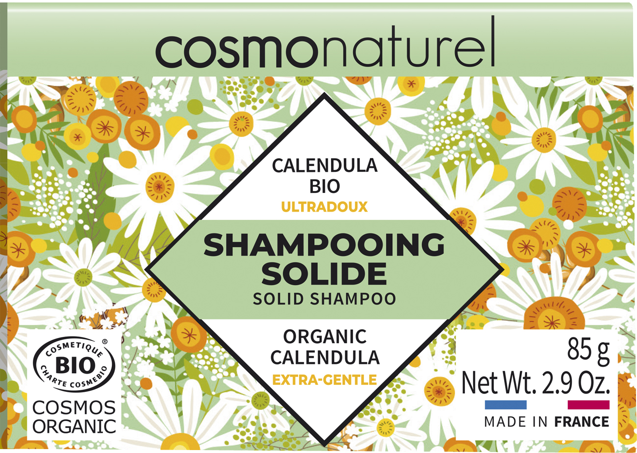 SHAMPOING SOLIDE ULTRADOUX CALENDULA (85G) GRAVIER LABORATOIRE 