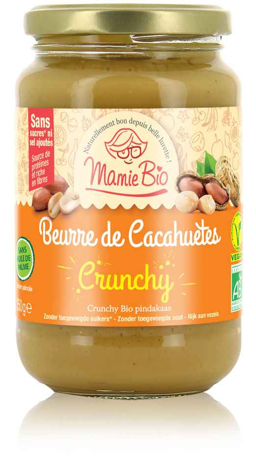 BEURRE DE CACAHUETES CRUNCHY (350G) VITAMONT 