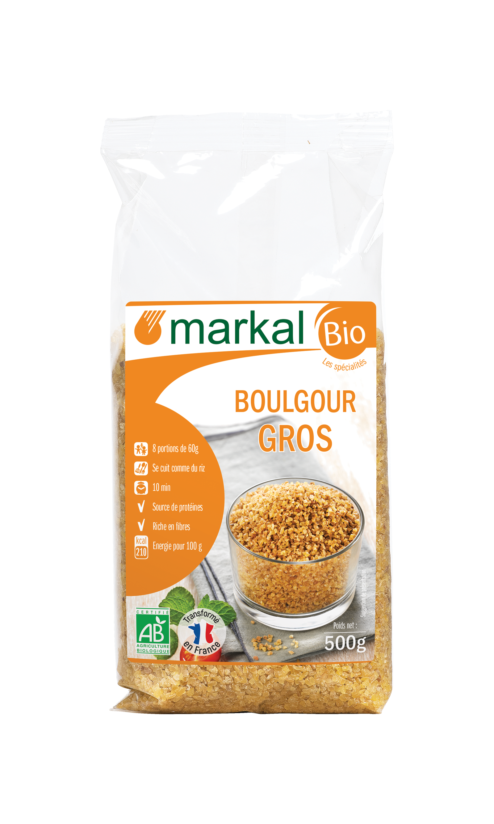 BOULGOUR GROS (500G) MARKAL 